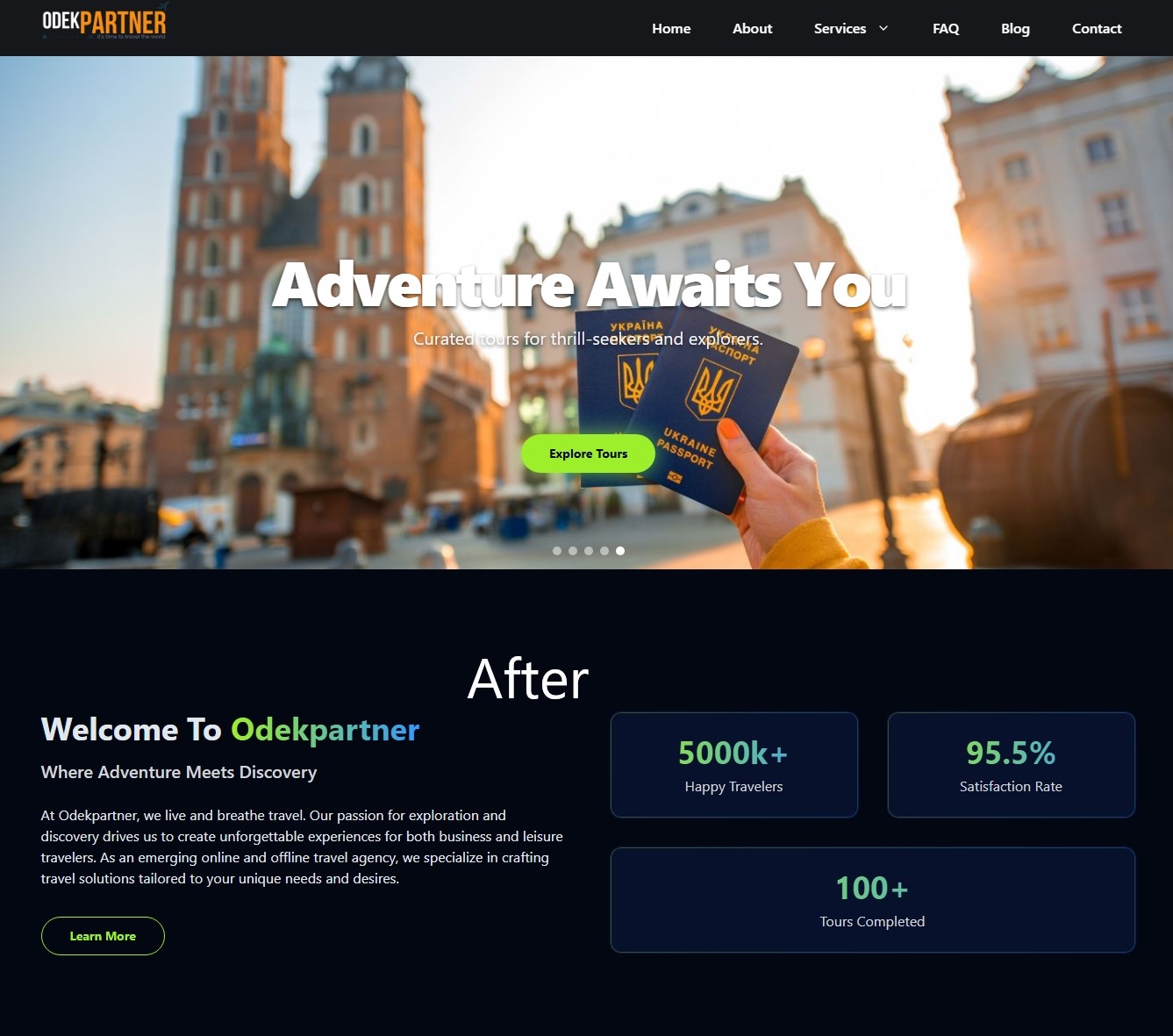 Travel Agency Website